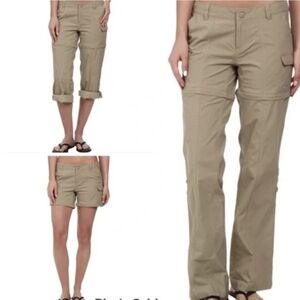 North Face Cargo NWOT Convertible Paramount Valley Khaki Pants Womens 4 Short
